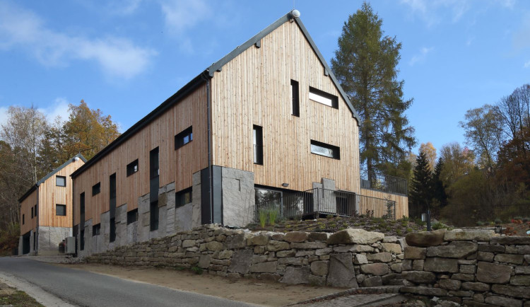 Domy ve Starém Harcově.