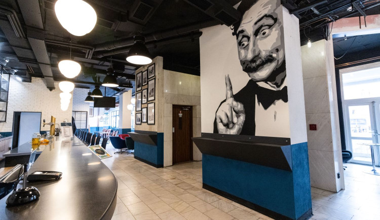 Lobby bar Šaldovka v Hotelu Liberec.