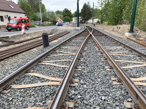 Rekonstrukce tramvajové trati do Jablonce skončí v září. Vyjde na 900 milionů
