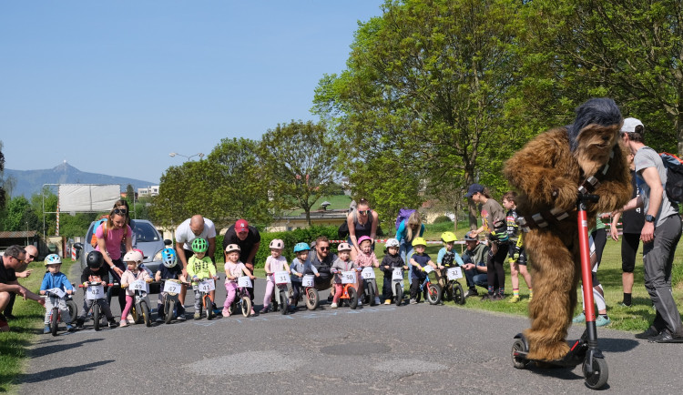 Závod nejmenších účastníků.