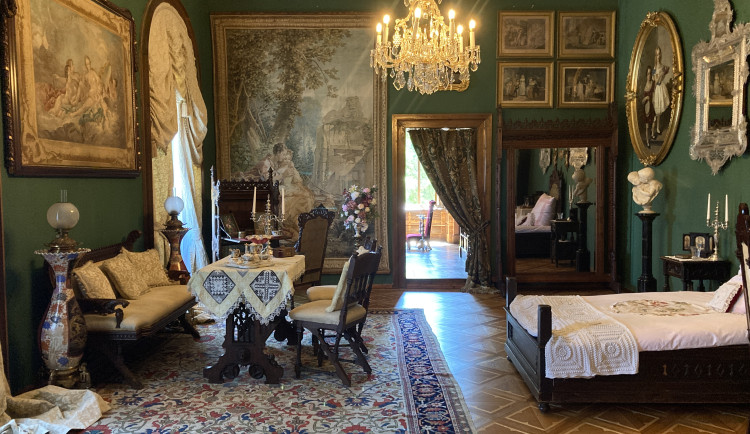 Interiér zámku Sychrov.