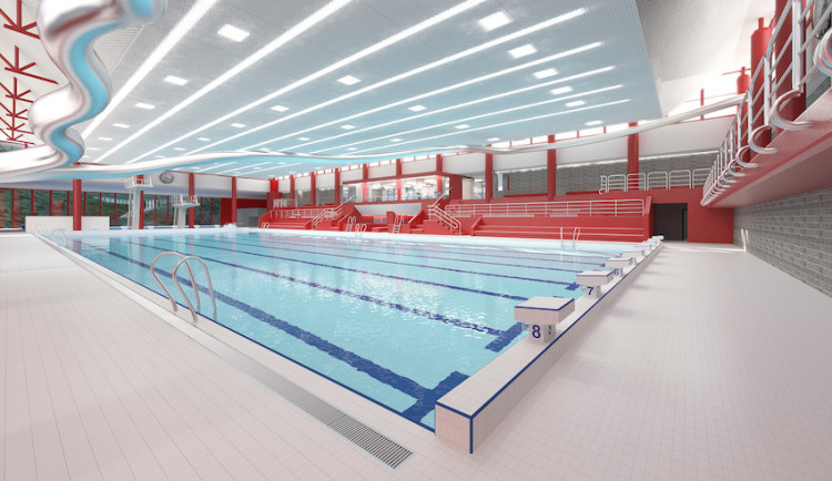 Většinu nákladů na rekonstrukci bazénu hodlá Liberec zaplatit z úvěru