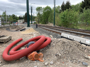 Oprava tramvajové trati v Jablonci nad Nisou uzavře do konce června silnici I/14