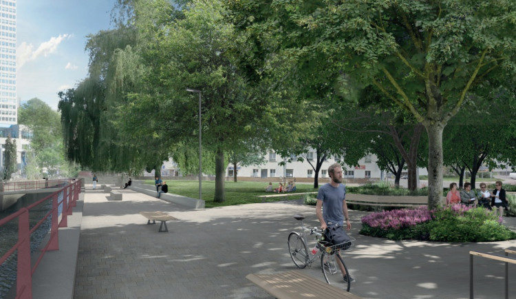 Část nové podoby dolního centra.