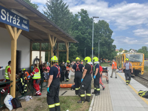 Nádraží ve Stráži nad Nisou.