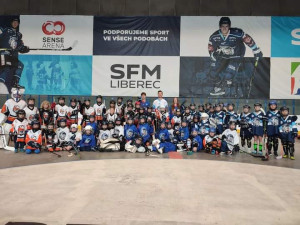 Hokejbalová přípravka prožila přátelské utkání proti Bílým Tygrům a víkendový turnaj v Nižboru