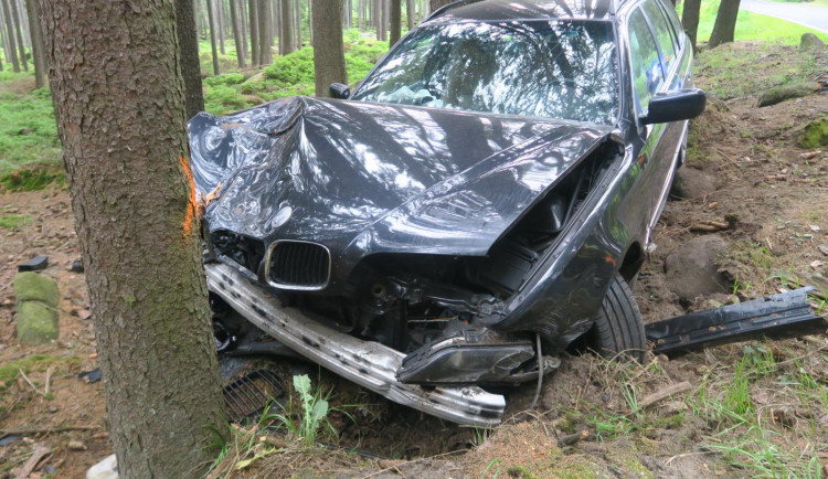 Řidiče překonal mikrospánek.