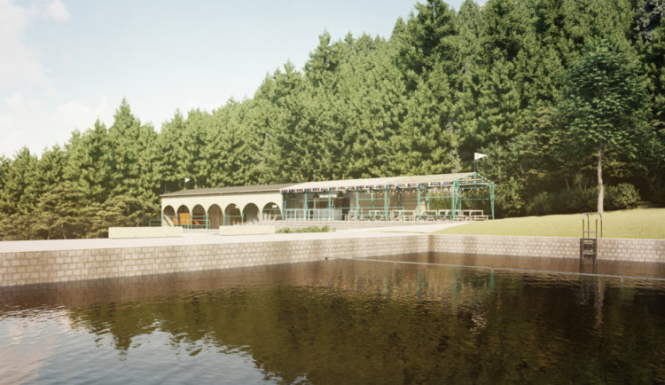 Lesní koupaliště a jeho budoucí podoba.