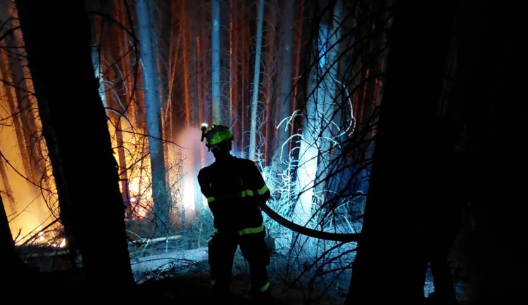 Vidět spáleniště s ohořelými zbytky bylo skličující, vzpomíná hasič na požár v Českém Švýcarsku