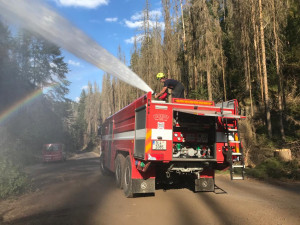 Vidět spáleniště s ohořelými zbytky bylo skličující, vzpomíná hasič na požár v Českém Švýcarsku