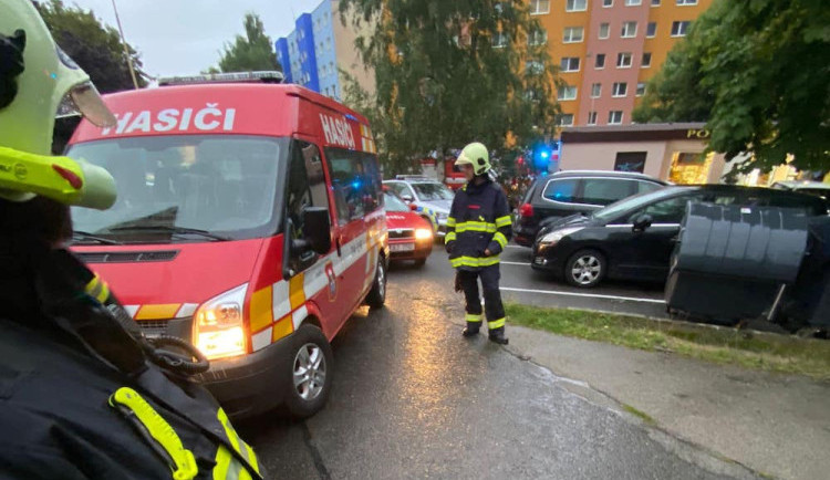 Na sídlišti v České Lípě hořel panelák. V rozvodné skříni pak našli potkana