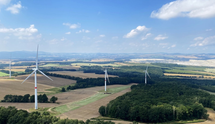 Větrný park u Václavic se ještě rozšíří. Už teď je druhý největší u nás