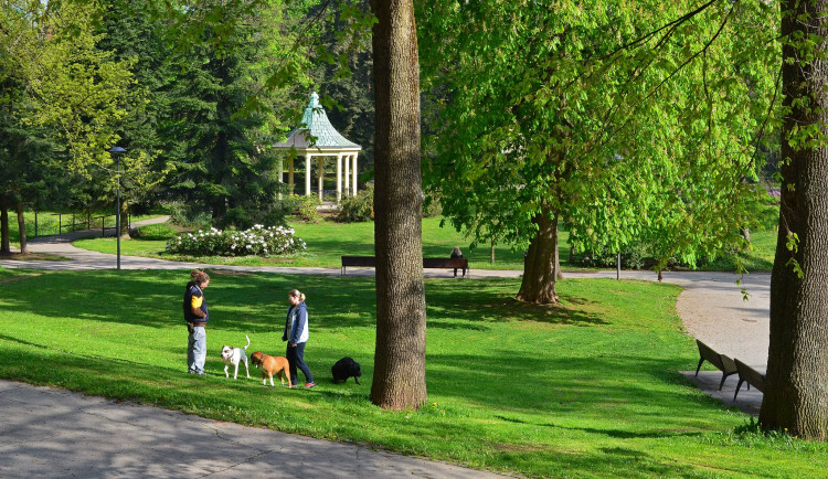 Tyršův park v Jablonci nad Nisou.