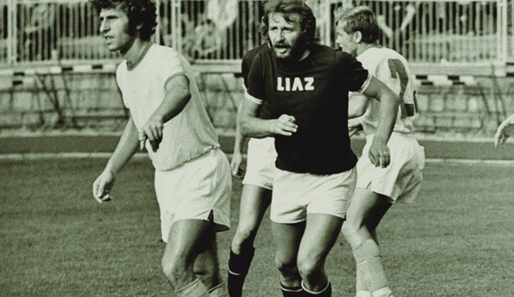 Rudolf Svoboda v dresu LIAZ Jablonec