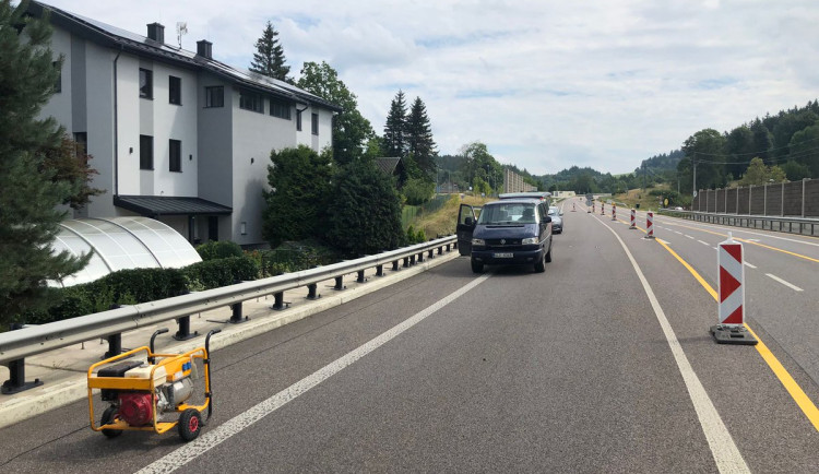 Práce na Kunratické.