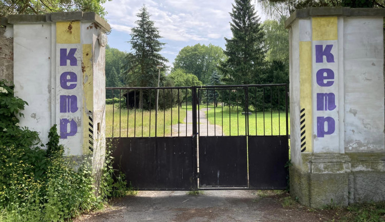 Původní vstup do frýdlantské kempu.