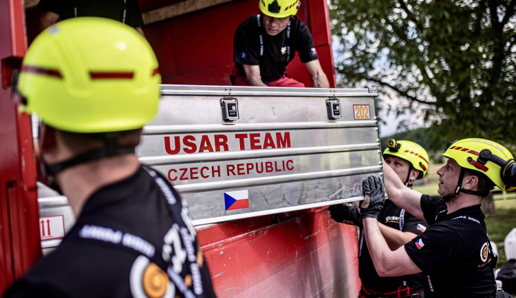 USAR tým se chystá do Maroka. Ilustrační foto.