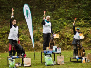 Psovodi se svými parťáky soutěžili v Pavlovicích O liberecký pohár