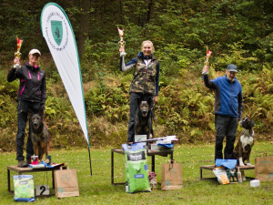 Psovodi se svými parťáky soutěžili v Pavlovicích O liberecký pohár