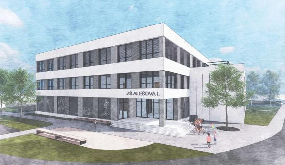Studie možné podoby nové školy v Turnově.