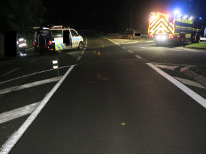 Silnici u Rádelského mlýna blokovala nehoda. Zavinil ji řidič, který nedal přednost