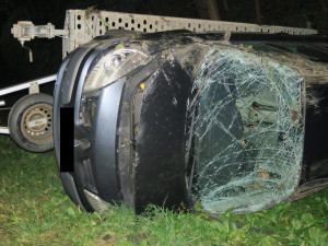 Silnici u Rádelského mlýna blokovala nehoda. Zavinil ji řidič, který nedal přednost