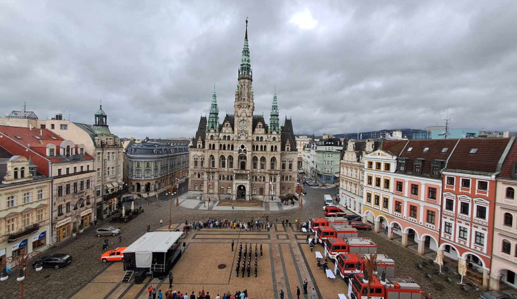 Slavnostní slib nováčků v Liberci.