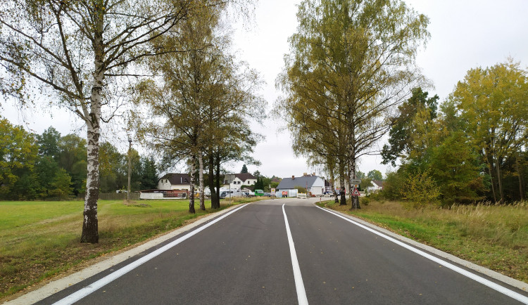 Hlavní silnice na Jindřichův Hradec je po opravě opět průjezdná