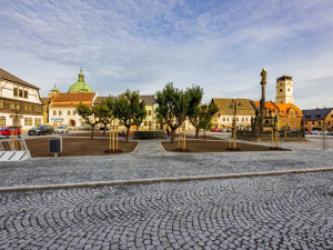 Kompletní obnova centrálního náměstí v Jablonném v Podještědí