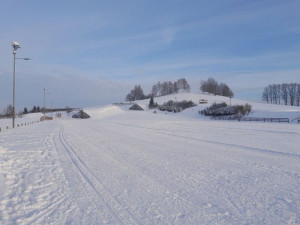 Sněhové podmínky přejí lyžování. V areálu ve Vesci protáhli běžecké stopy