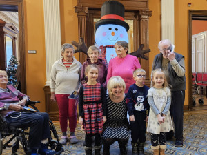 Děti ze souboru Korálek potěšily seniory v domově v Českém Dubu