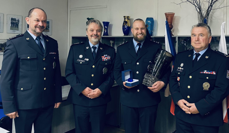 Titul Psovod roku 2023 získal policista Filip Dvořák.