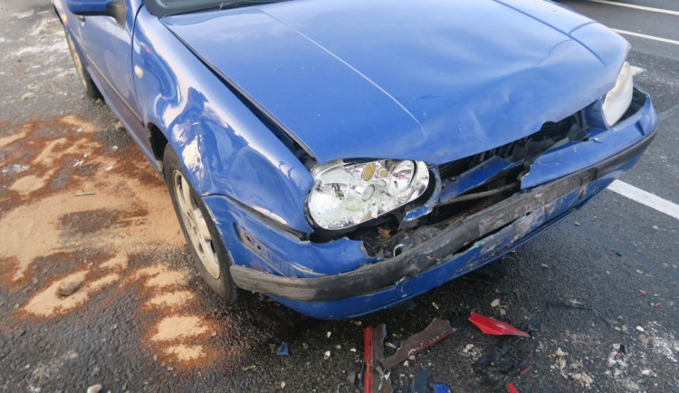 Jedna z havarovaných aut.