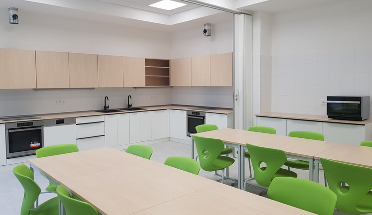 Nově vybudovaná odborná učebna