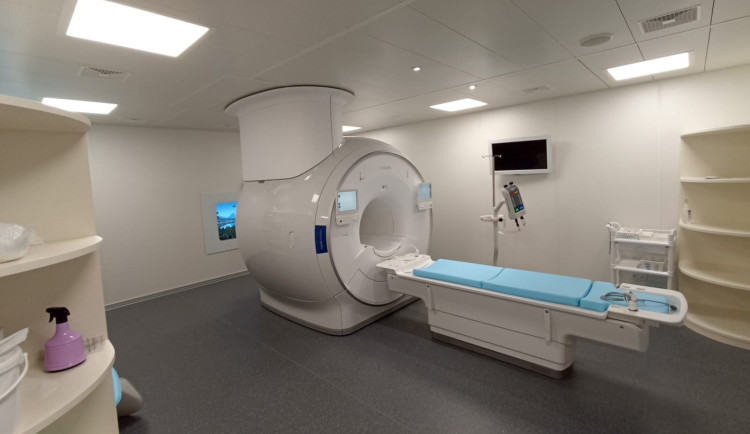 Magnetická rezonance v jablonecké nemocnici.
