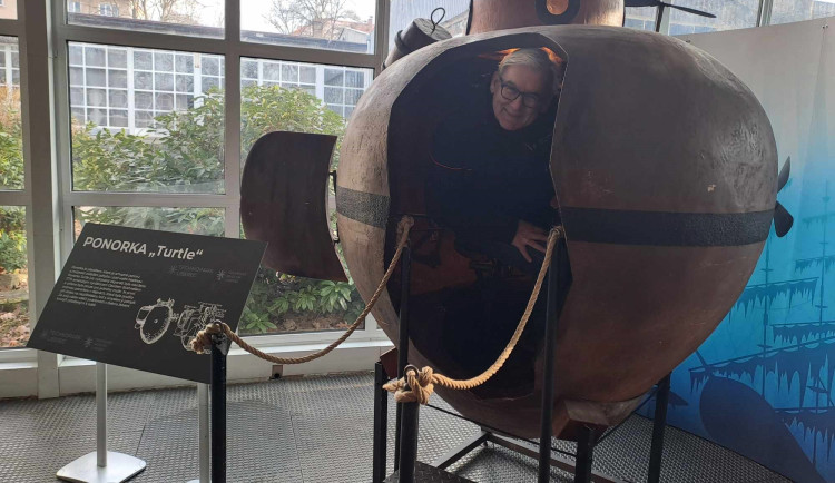 Jednou z novinek muzea a kopie historické ponorky.