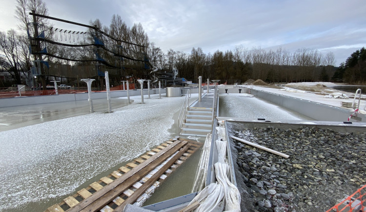 Koupaliště v Dubici bude brzy dokončené.