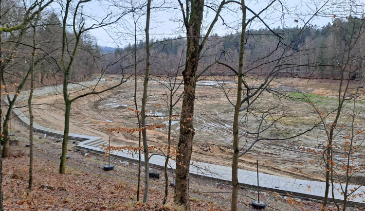 U přehrady pokácí kvůli obnově nábřeží přes 70 stromů. Nové zase vysadí