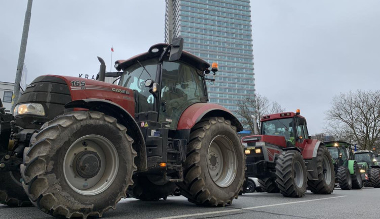 Protest zemědělců v Liberci. Stát na nás neskutečným způsobem nakládá, vadí jim