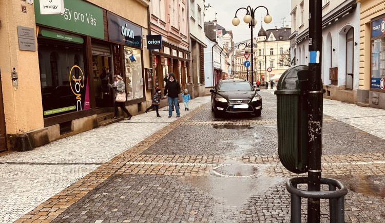 Konec vjezdu do pěších zón. Město Jablonec postaví zábrany