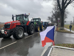 Poslední klidný protest? Zemědělci vyjeli demonstrovat na hranice