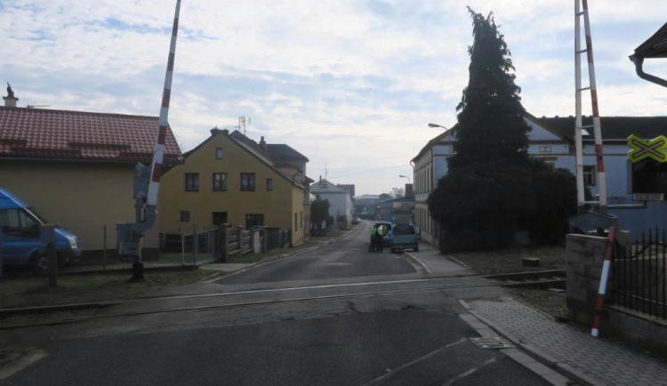 Přejezd, kde k dramatické události došlo.