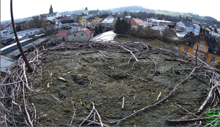 Záběr z kamery na frýdlantské traktorce.