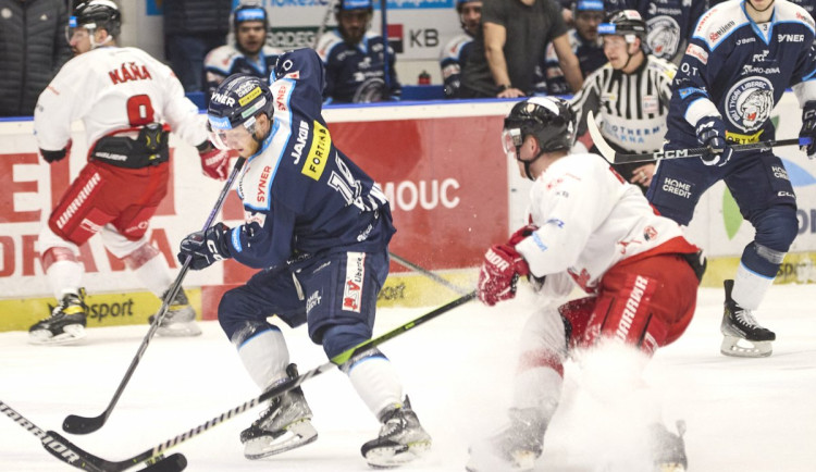 Tygři vrací sérii do Liberce, v Olomouci vyhráli druhý zápas 5:3