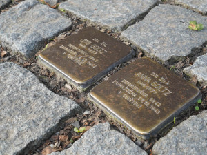 Stolpersteine manželů Goltzových.