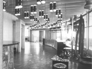 Interiéry libereckého hotelu Ještěd se vracejí do původní podoby ze 70. let