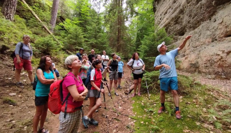 Komentované prohlídky s průvodcem patří do jedné z nabídek Geoparku Ralsko.