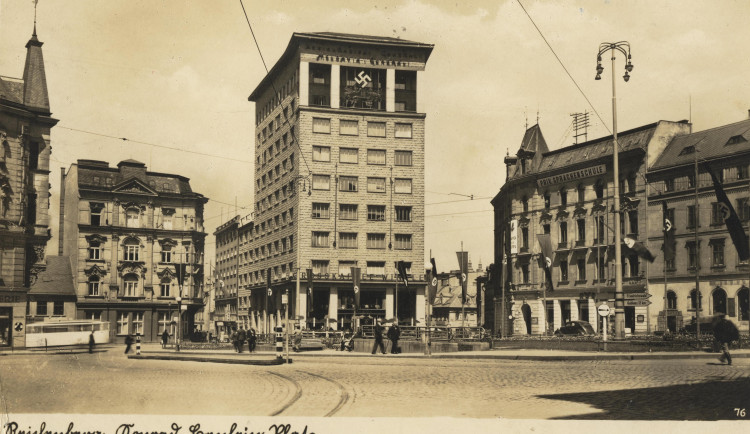 Palác a část námětí po vzniku říšské župy Sudety.