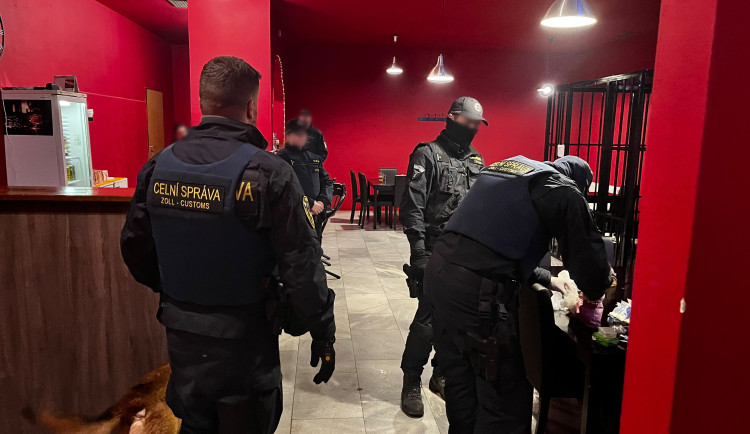 Zásah v jedné z nelegálních heren na Liberecku.