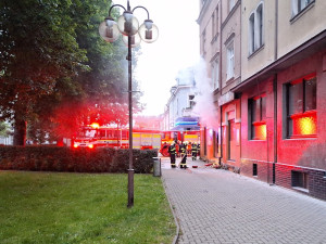 V Semilech hořela prodejna elektra, škodu hasiči odhadli na čtyři miliony